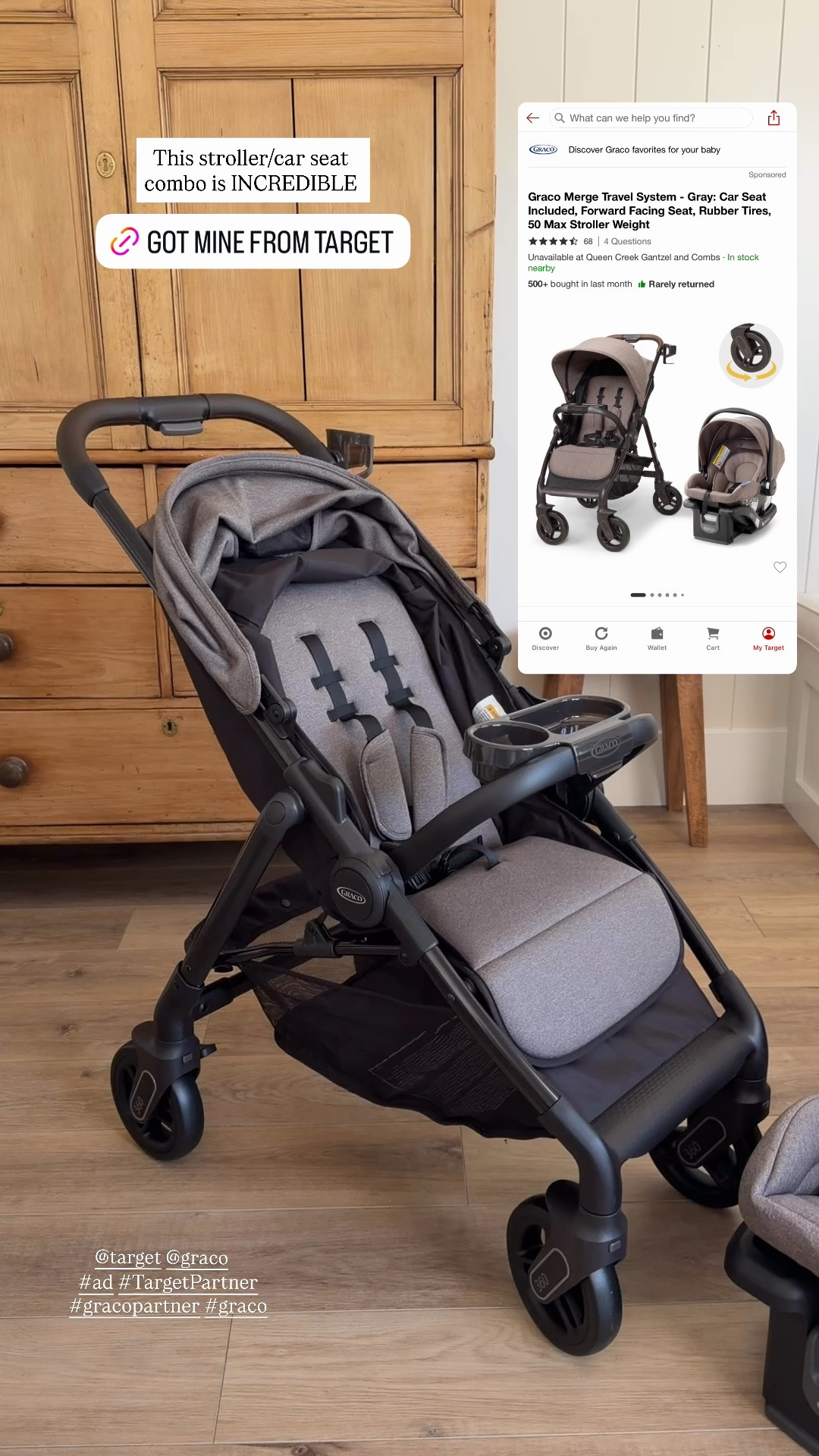 #ad #graco_partner Found at @Target, obsessed immediately. the Graco Merge™ 360 Travel System does NOT disappoint 🤍 linked on LTK!  #TargetPartner #graco @graco #Target #GracoPartner #Graco #GracoBaby

#LTKBaby #LTKTravel #LTKmomlife