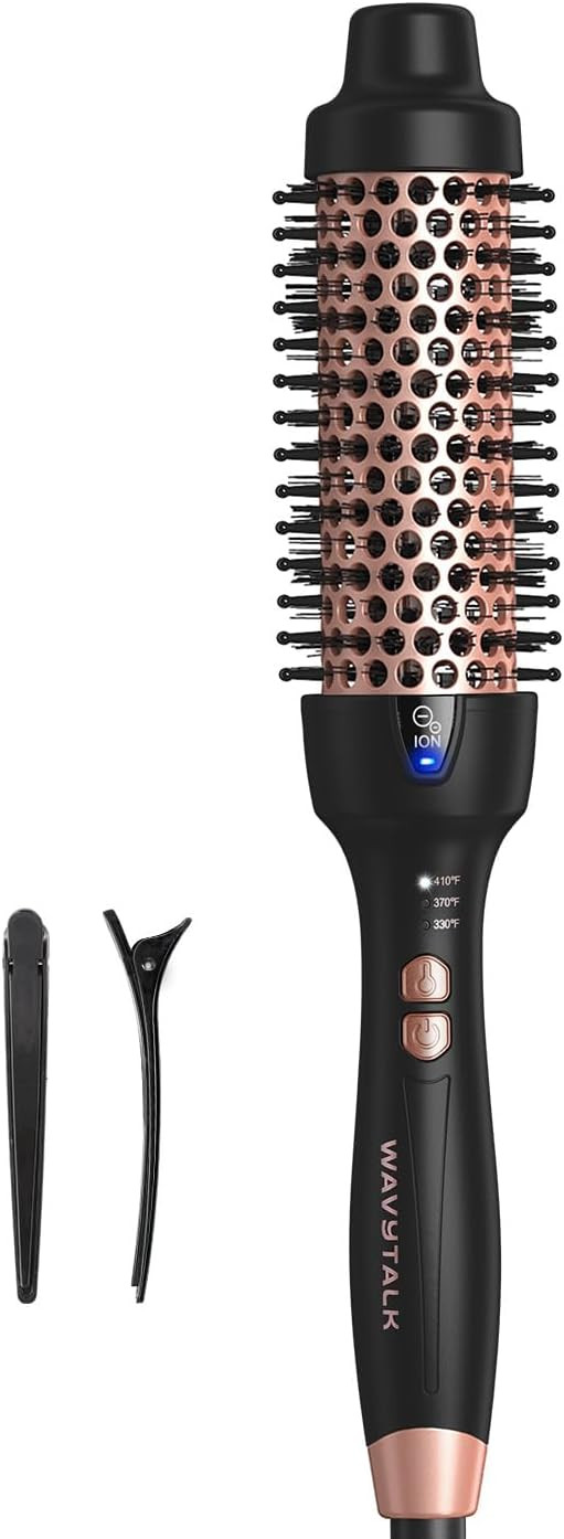 Wavytalk Updated Version Thermal Brush for Blowout Look, Blowout Express 1.5 Inch Ionic Thermal R... | Amazon (US)