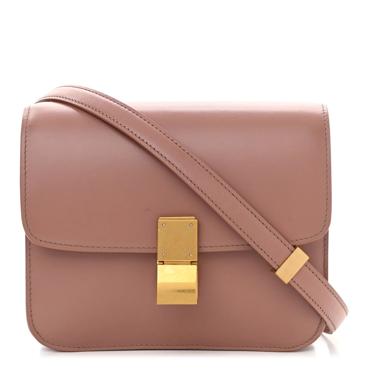 Box Calfskin Teen Classic Box Flap Bag Antique Rose | FASHIONPHILE (US)