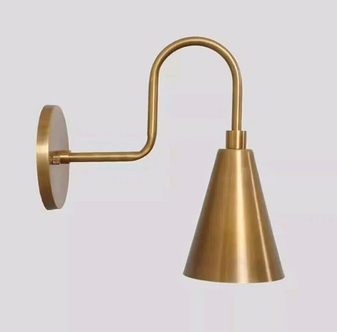 AM 106 Single Shade Bulb Raw Brass Sputnik Wall Lamp Beside Wall Sconce | Amazon (US)