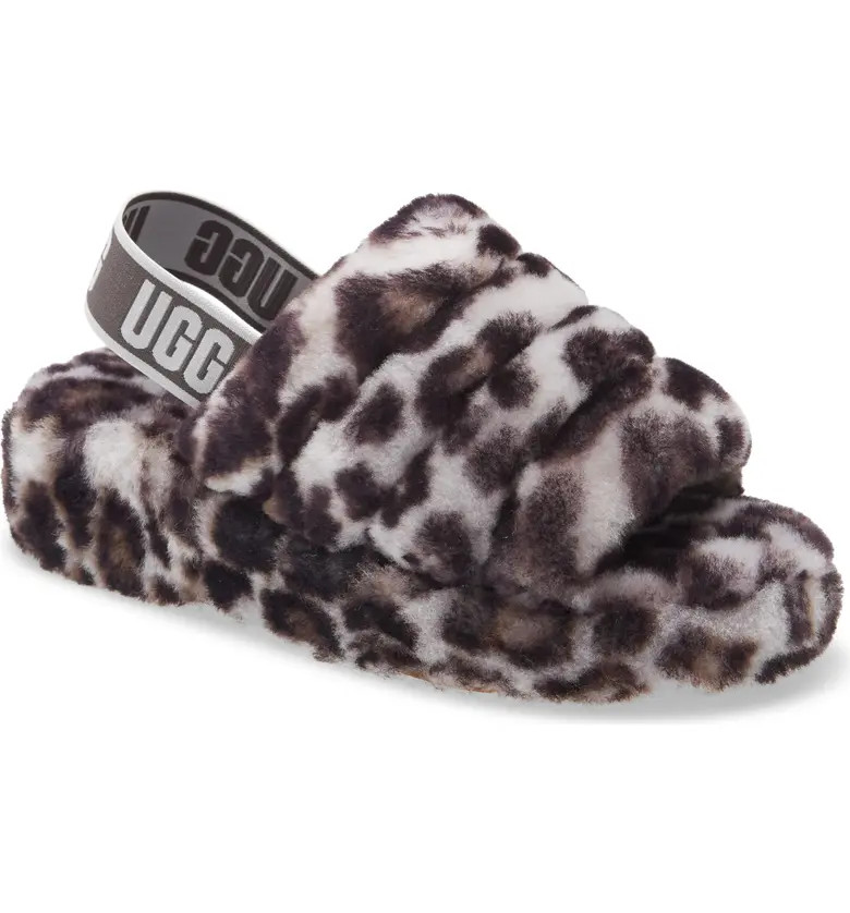 Fluff Yeah Genuine Shearling Slingback Sandal | Nordstrom | Nordstrom