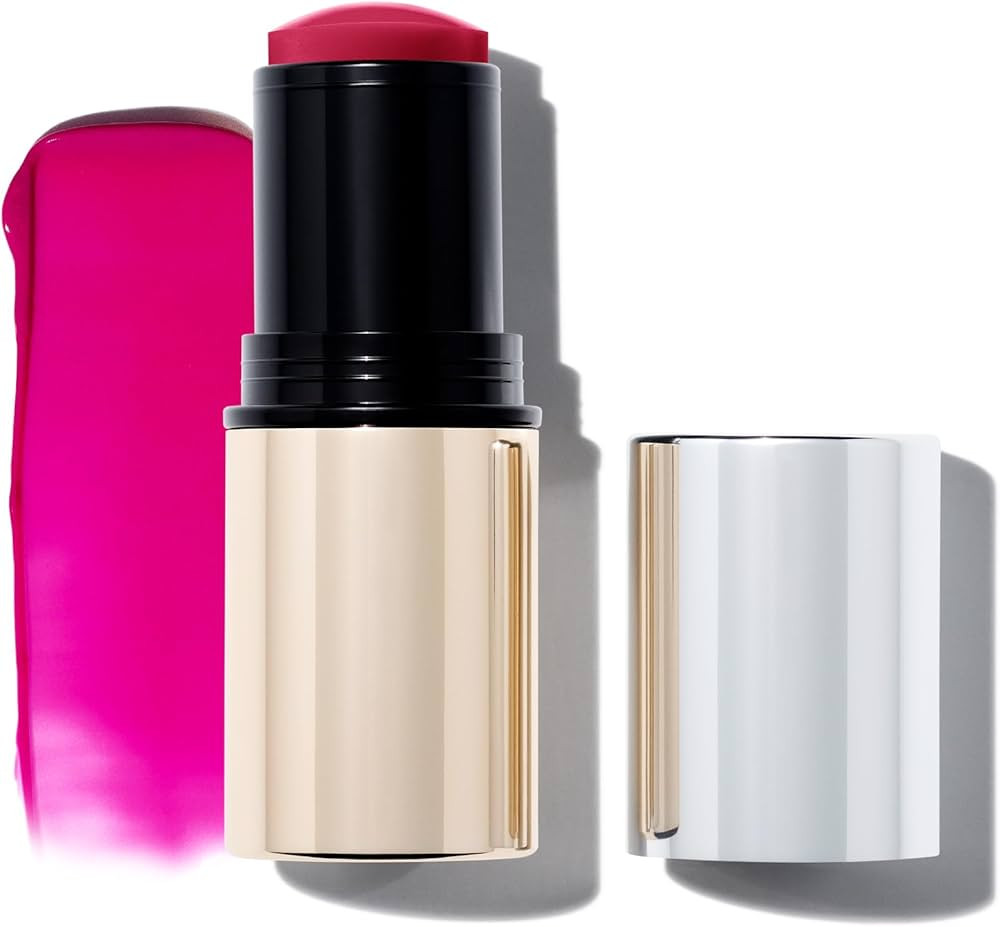 MAKE Beauty Heat Stroke Cream Blush Stick for Cheeks with Natural Hydrating Dewy Finish. Creamy G... | Amazon (US)