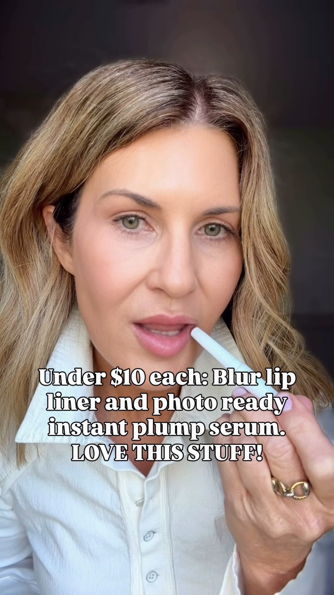 Lip blur liner in dewy
Serum in magically inflated

#LTKOver40 #LTKBeauty