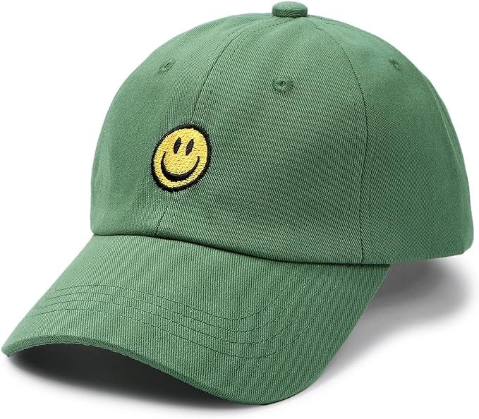 SONMONY Smile Face Toddler Baseball Cap Boy Baseball Hats Kids Washed Funny Hats Adjustable Cute ... | Amazon (US)