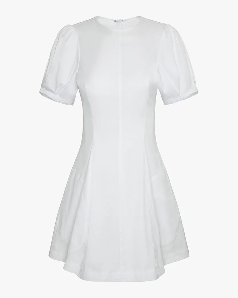 Puff Sleeve Peplum Mini Dress | We Wore What