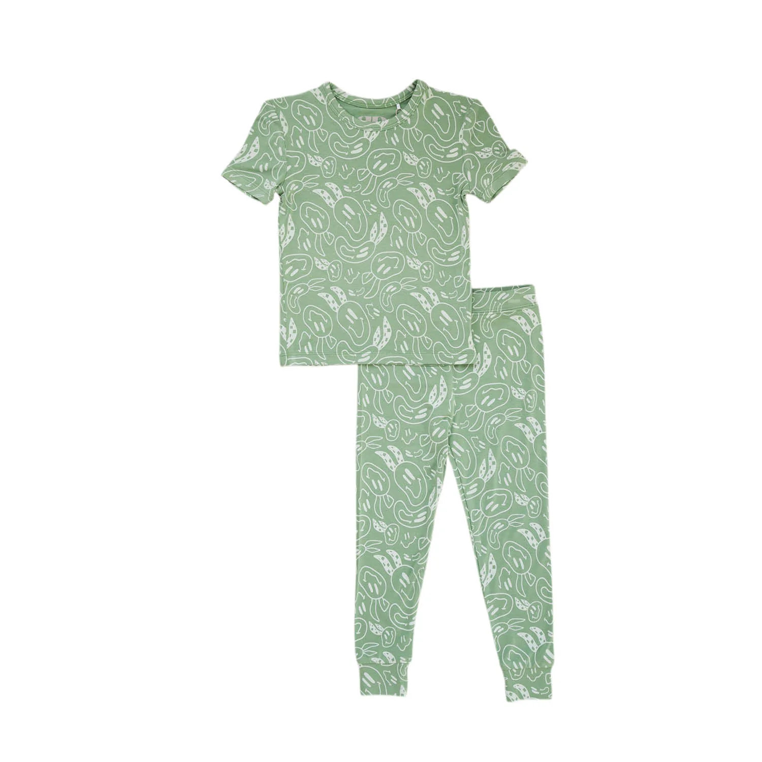 Trippy Bunny - Sage Green | Bamboo Two Piece Set | Brixton Phoenix