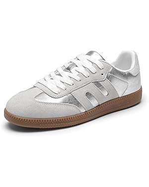 DREAM PAIRS Women's Tennis Sneakers Walking Nia Flat Low-Top Casual Lace-Up Comfortable Fashion S... | Amazon (US)
