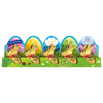 Lindt Easter Gold Bunny Mini Milk Chocolate Candy - 1.7oz/5ct | Target