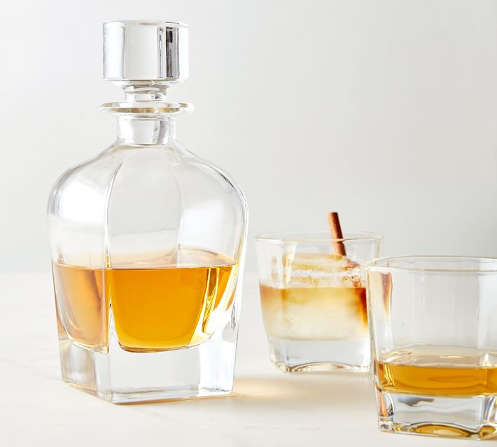 Claremont Liquor Decanter 3-Piece Gift Set | Pottery Barn (US)