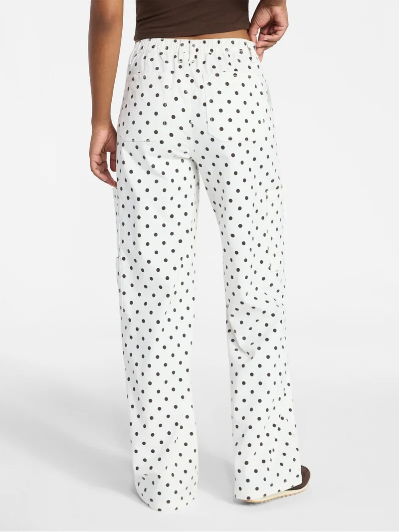 No Boundaries Wide Leg Cargo Pants, 31.5'' Inseam, Women's and Women's Plus Sizes XXS-4X | Walmart (US)