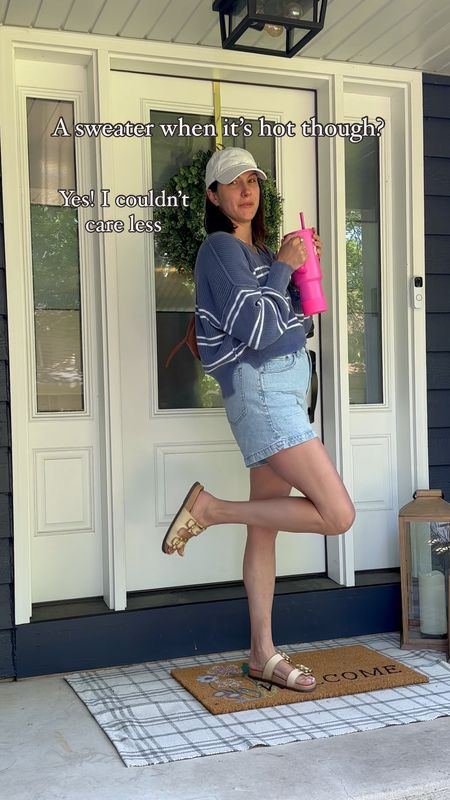 The cutest summer sweaters are on sale at AE for under $30! 

Striped sweaters, summer outfits, schutz sandals, buckle sandals, AE finds, mom outfits, dad shorts, AF denim, affordable finds, tall girl outfits

#LTKMidsize #LTKSaleAlert #LTKStyleTip
