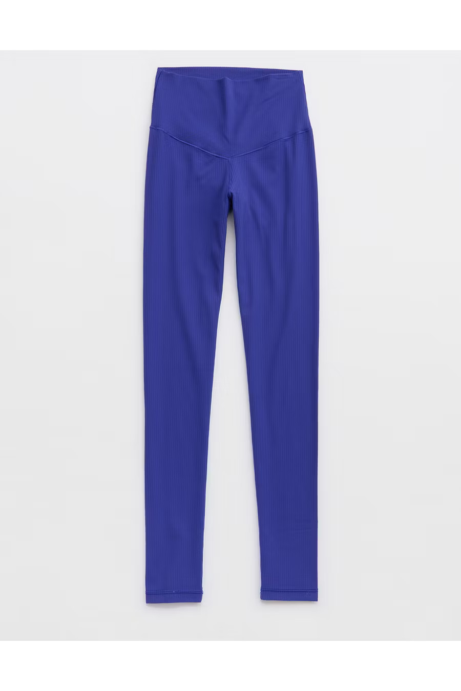 OFFLINE By Aerie Real Me XTRA High Waisted Ribbed Legging Women's Deep Cobalt XXS | American Eagle Outfitters (US & CA)