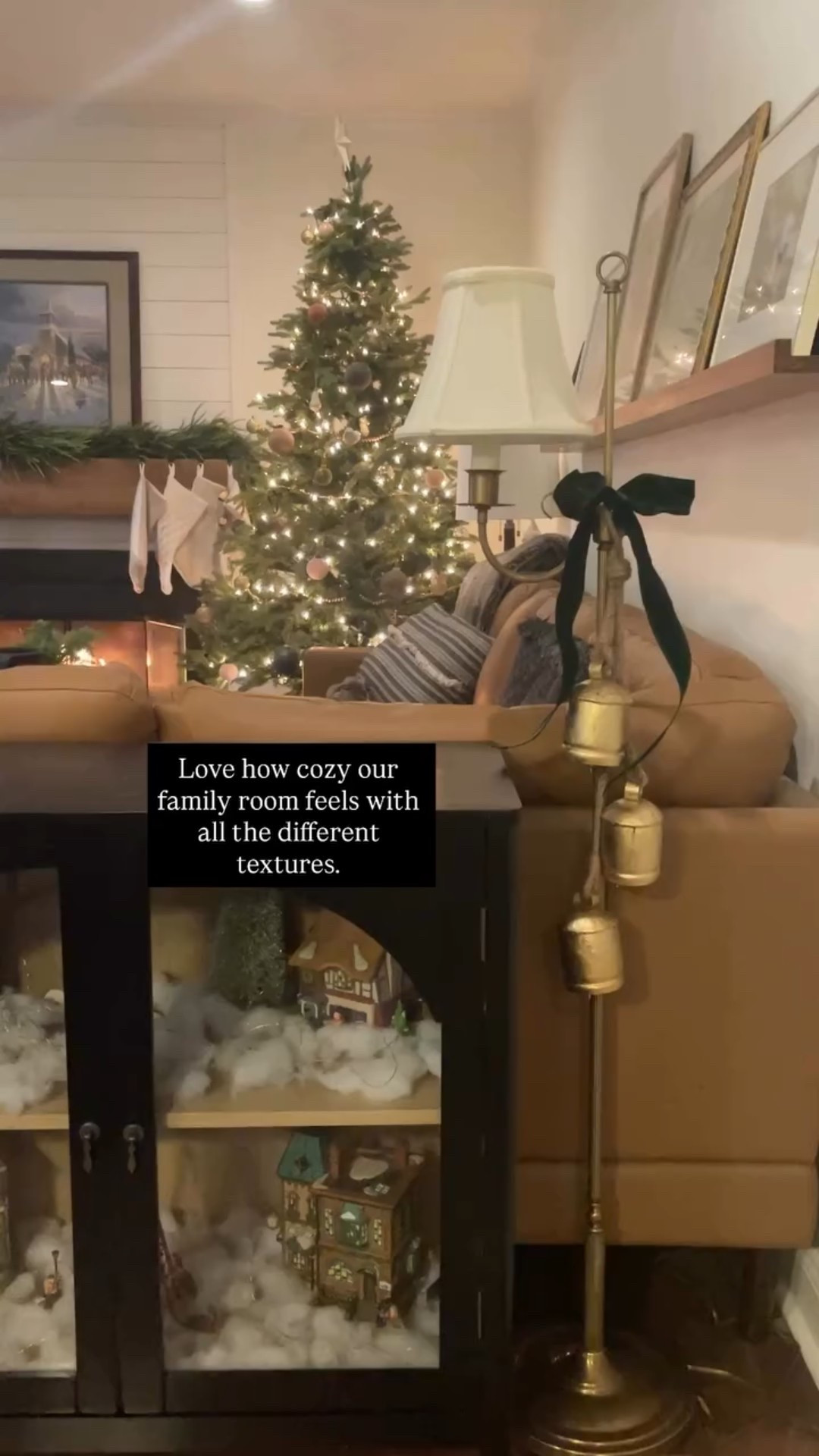 Love how cozy our family room feels with all the different textures.