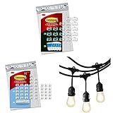 Command Outdoor Light Clips, 20 Clips, 24 Strips & Command Mini Light Clips, 45 Clips, 54 Strips & A | Amazon (US)