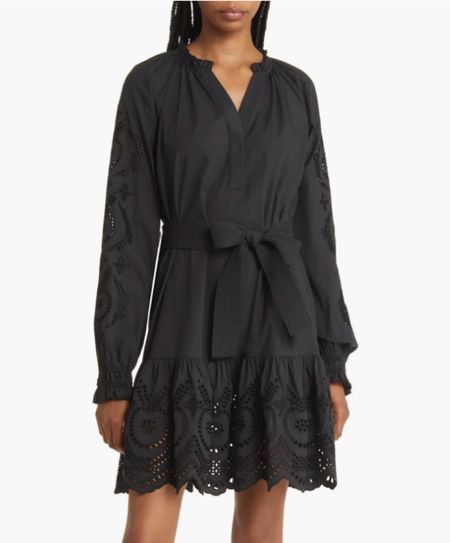 Black cotton dress. Over 50% off. Size down. 

#LTKOver40 #LTKSaleAlert