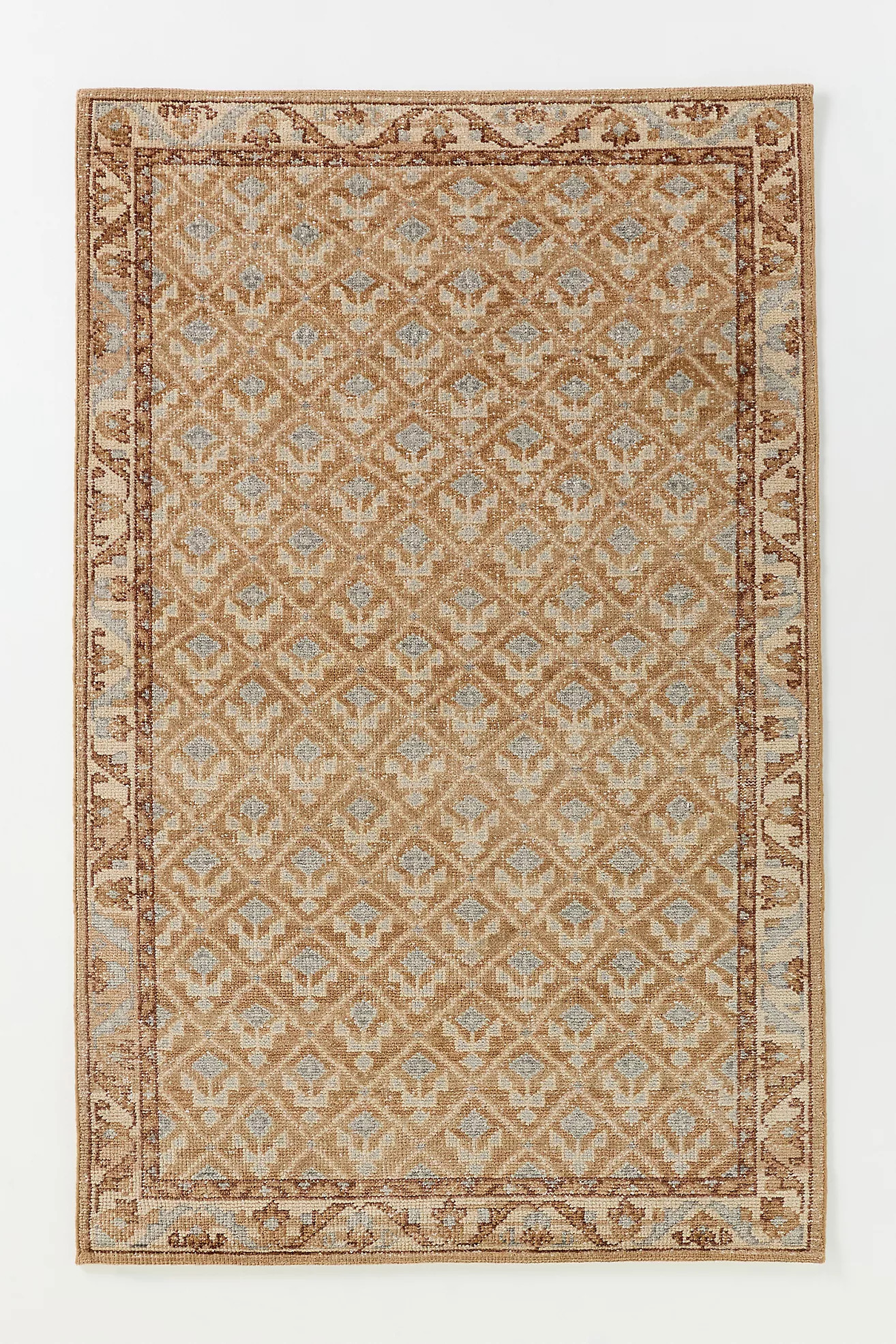 Bouti Hand-Knotted Wool Persian-Inspired Rug | Anthropologie (US)