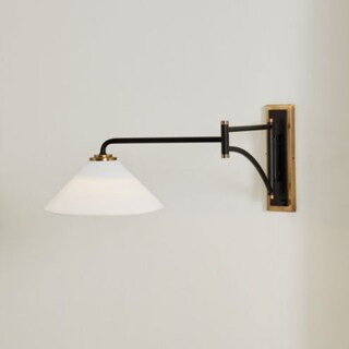 Harrison 1-Light Swing Arm Sconce with Shade | Ballard Designs, Inc.