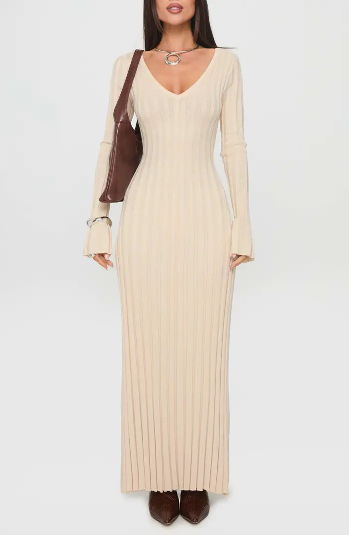 Gratuita Long Sleeve Maxi Sweater Dress | Nordstrom