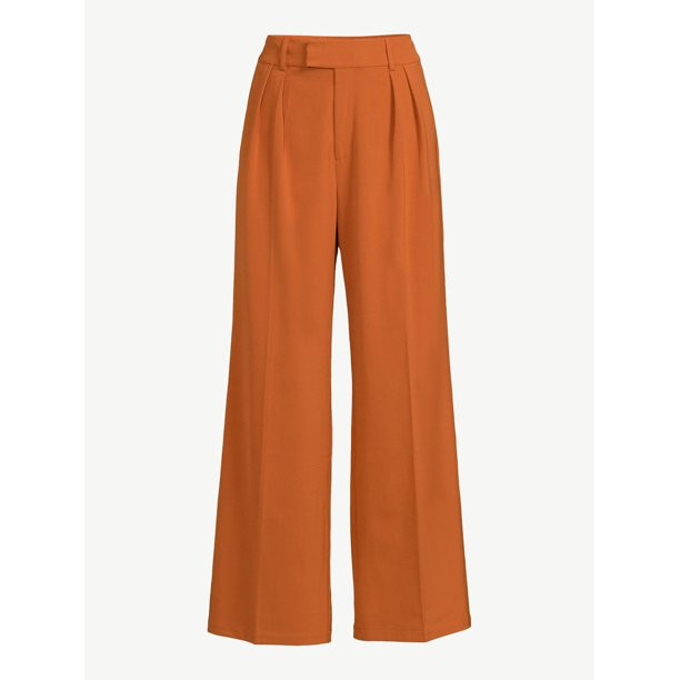 Scoop Women's Wide Leg Trousers - Walmart.com | Walmart (US)
