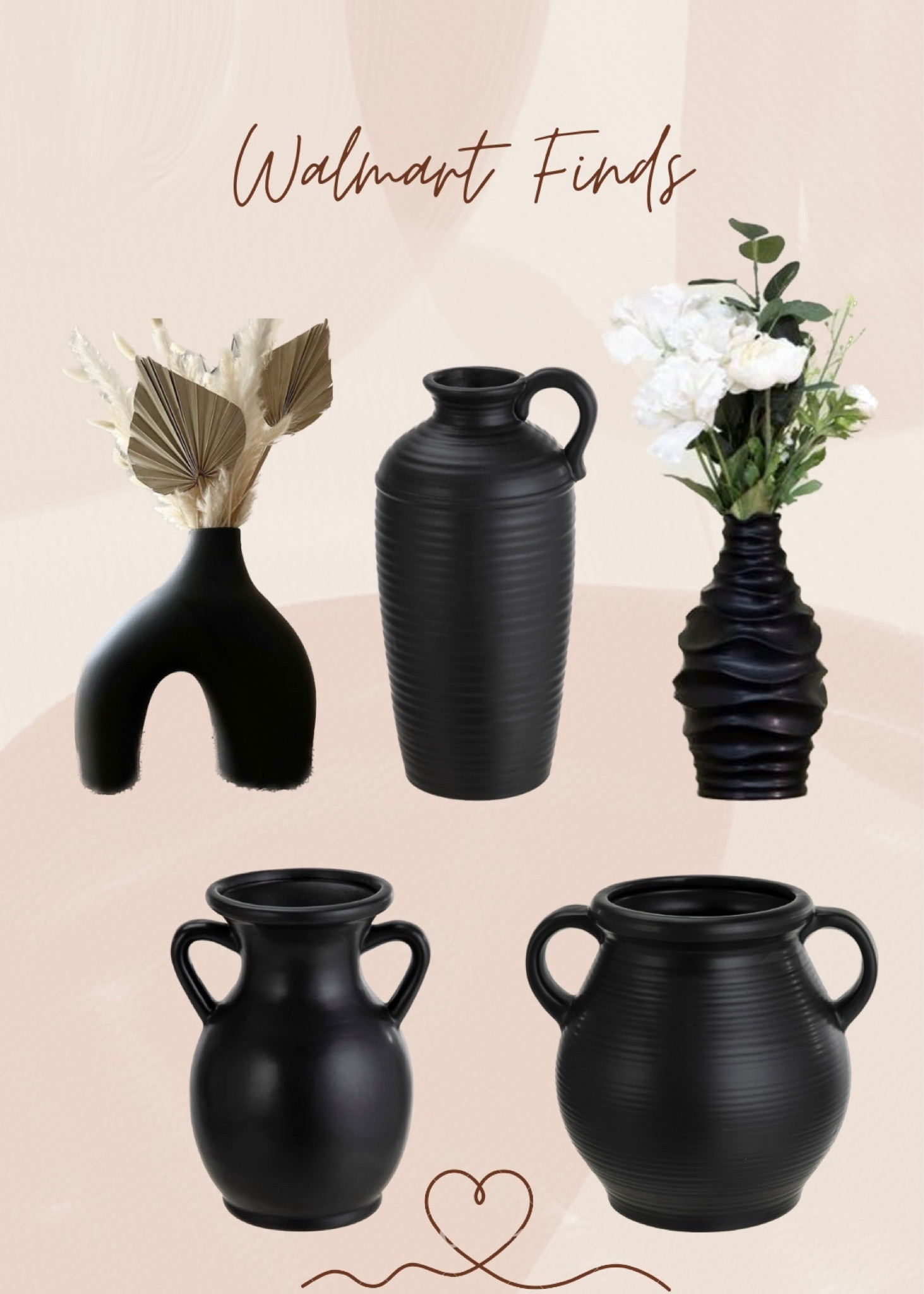 Beautiful and affordable black vases from Walmart!!! 

#LTKVases

#LTKFind #LTKSale #LTKhome