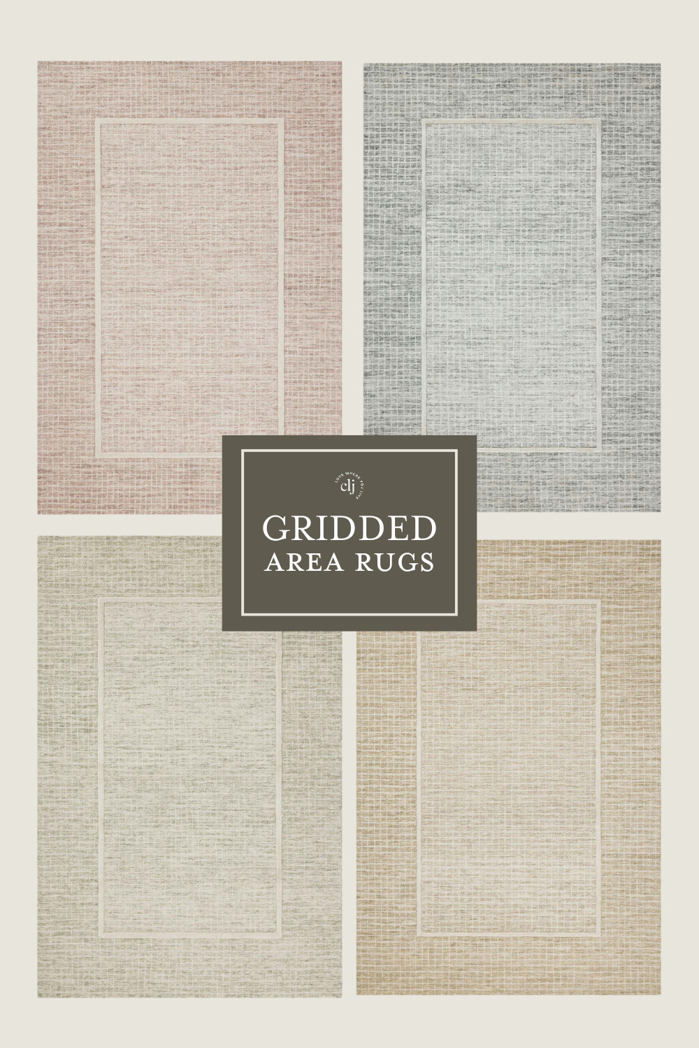 The CLJ x Loloi Briggs collection of rugs has a subtle grid that adds texture and interest to any space. Linked them all above! 

 #LTKHome #LTKSaleAlert #LTKStyleTip