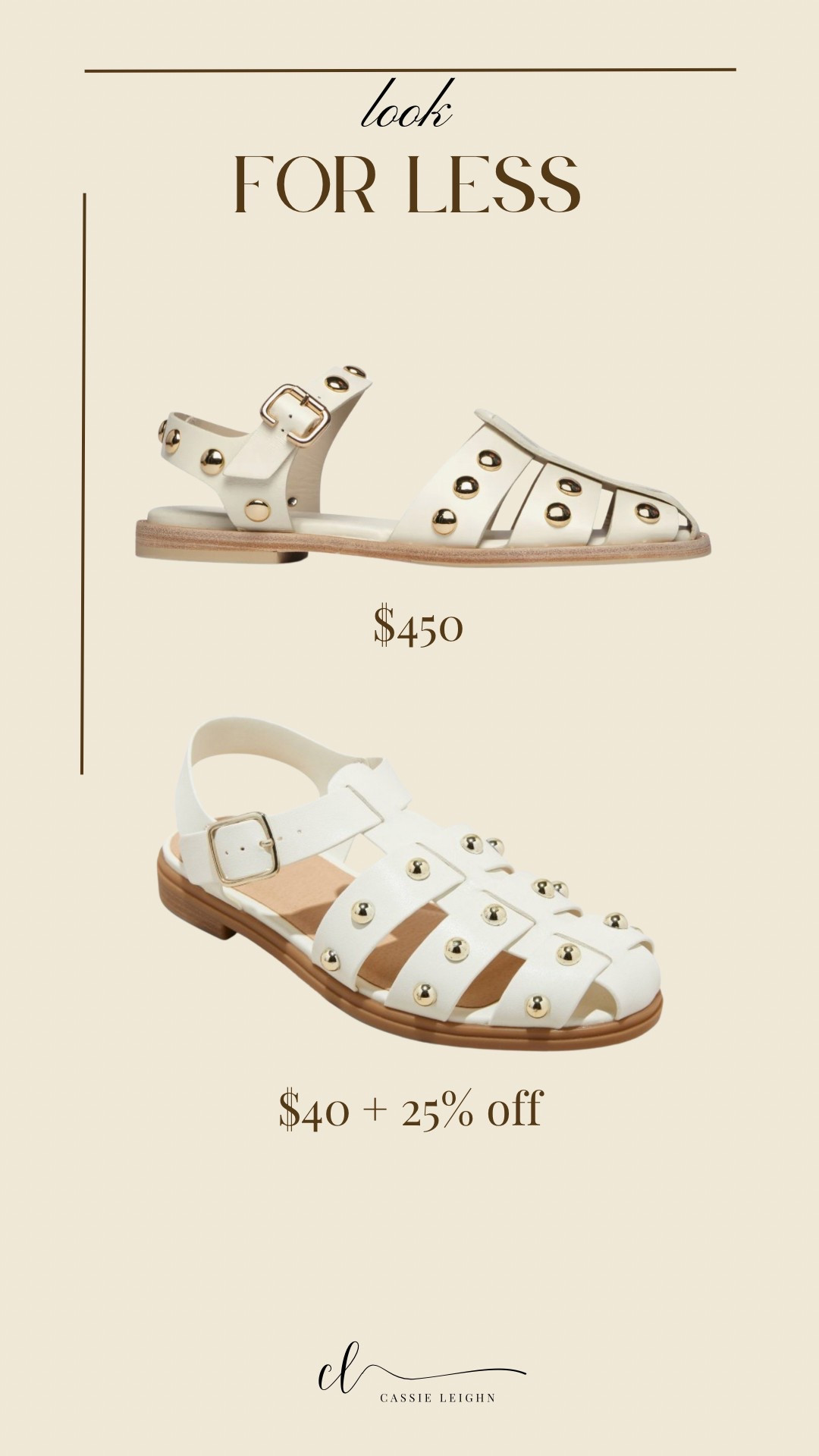 The perfect fisherman core sandals! The studs make them a little more mature and edgy  

#LTKFindsUnder100 #LTKSpringSale #LTKStyleTip