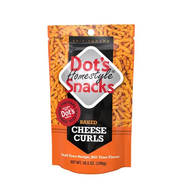 Dot's Homestyle Snacks, Original Seasoned Baked Cheese Curls, 10.5 oz Family Size Bag - Walmart.c... | Walmart (US)