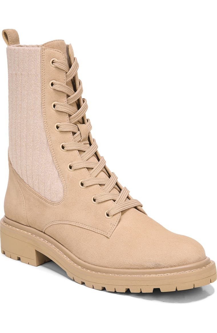 Lydell Mixed Media Combat Boot | Nordstrom
