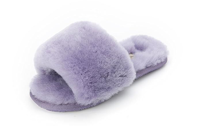 Luxehome Women's Chic House Slippers Comfy Fur Slippers WS-02 | Amazon (US)