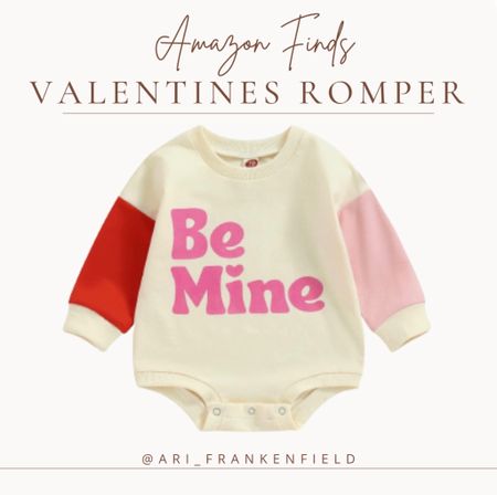 How cute is this valentines baby romper! So cute with some knit tights! #babygirl #mom #baby #amazon #valentines #babyclothes

#LTKSeasonal #LTKbaby #LTKunder50