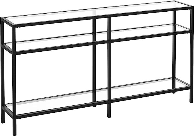 Sivil 55'' Wide Rectangular Console Table in Blackened Bronze | Amazon (US)