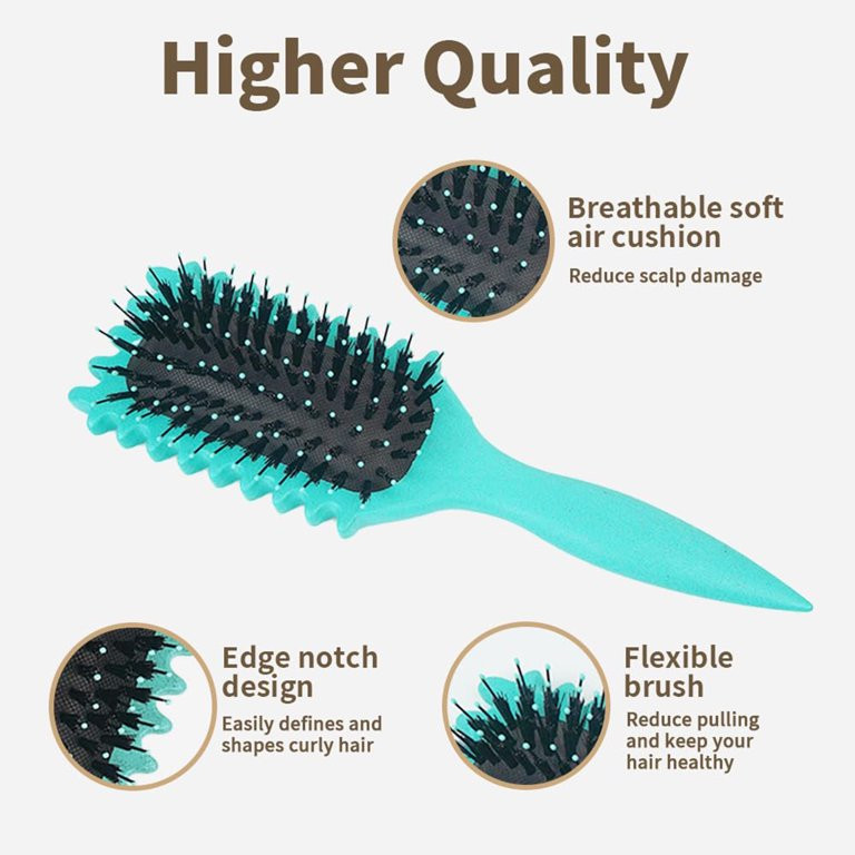 BuluBulu Curl Defining Brush Candybrush Premium Nylon Curly Hair Brush Shaping and Defining Curls... | Walmart (US)
