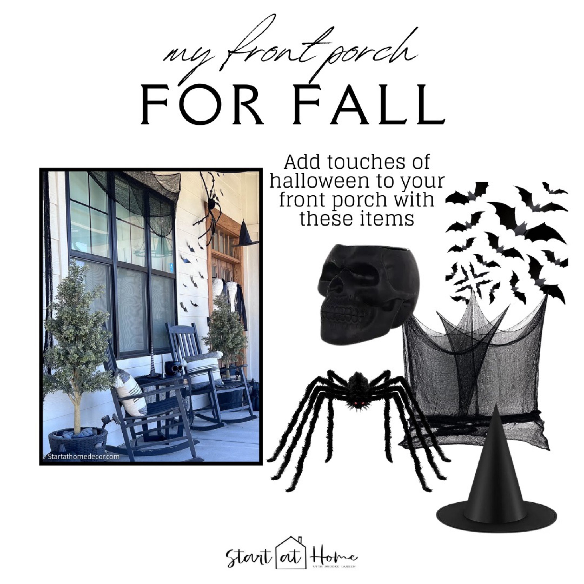 My front porch for fall, Halloween decor, Brookestartathome 

#LTKFind #LTKhome #LTKSeasonal