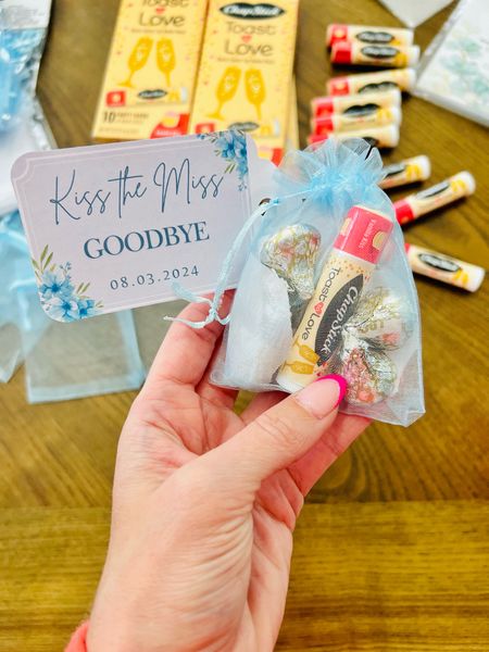 We’re finally getting my sister in law hitched 💍 Her shower turned out so cute and these favors were the perfect little touch - kiss the miss goodbye 💄 

#favor #wedding #misstomrs 

#LTKParties #LTKWedding #LTKGiftGuide