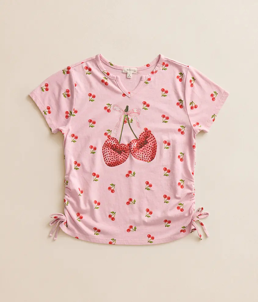 Girls - Rhinestone Cherry T-Shirt | Buckle