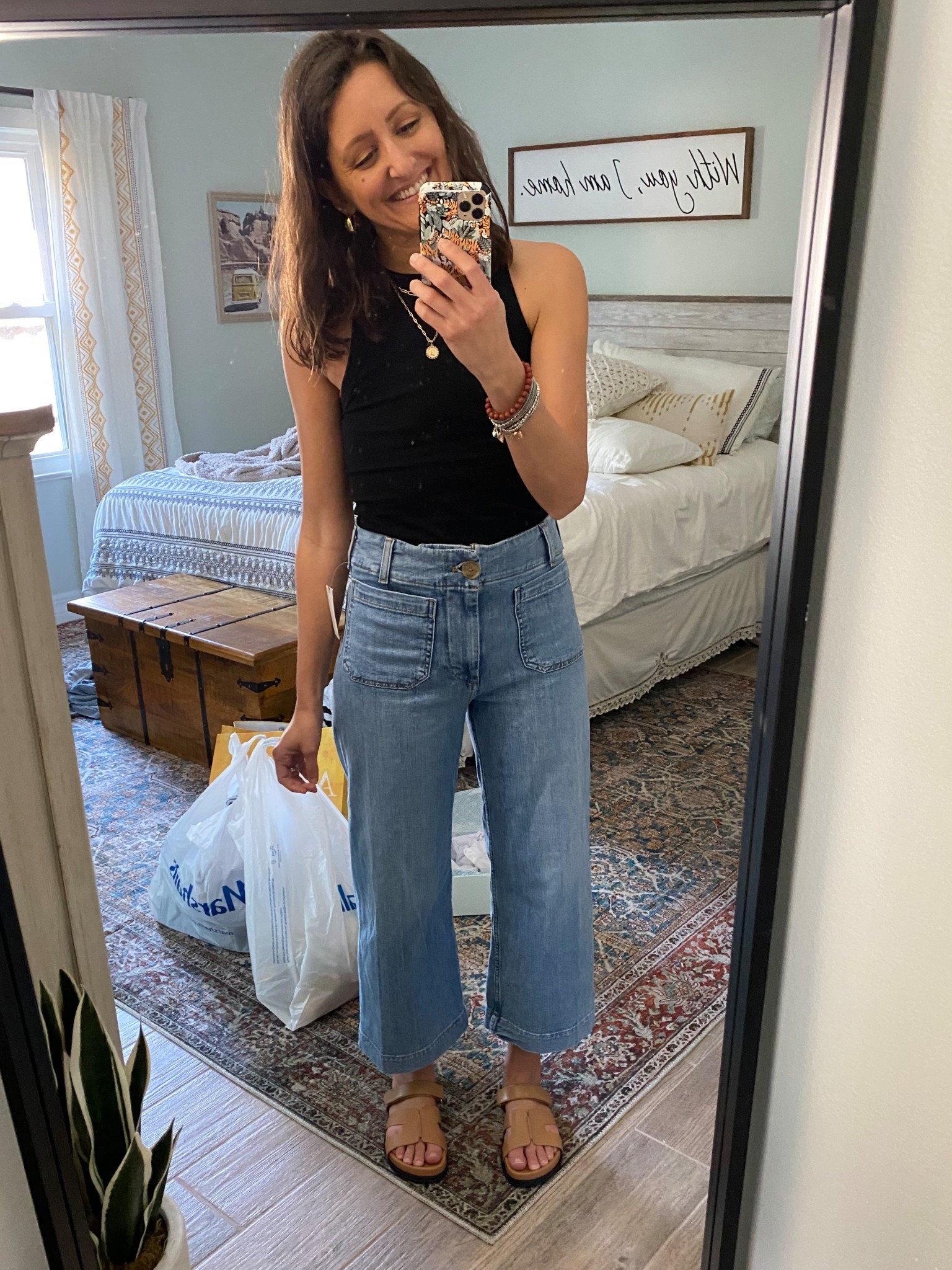 Best way to update your wardrobe:

1. Fresh denim cut
2. Shoes 

Anthro is my go-to for investment pieces.

Bonus: I have this target tank in 7 colors. It’s the best basic ever.

#LTKStyleTip #LTKOver40 #LTKSeasonal