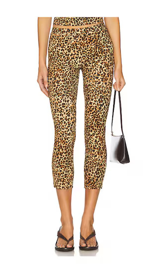 Carmen Capri Pant in Leopard | Revolve Clothing (Global)