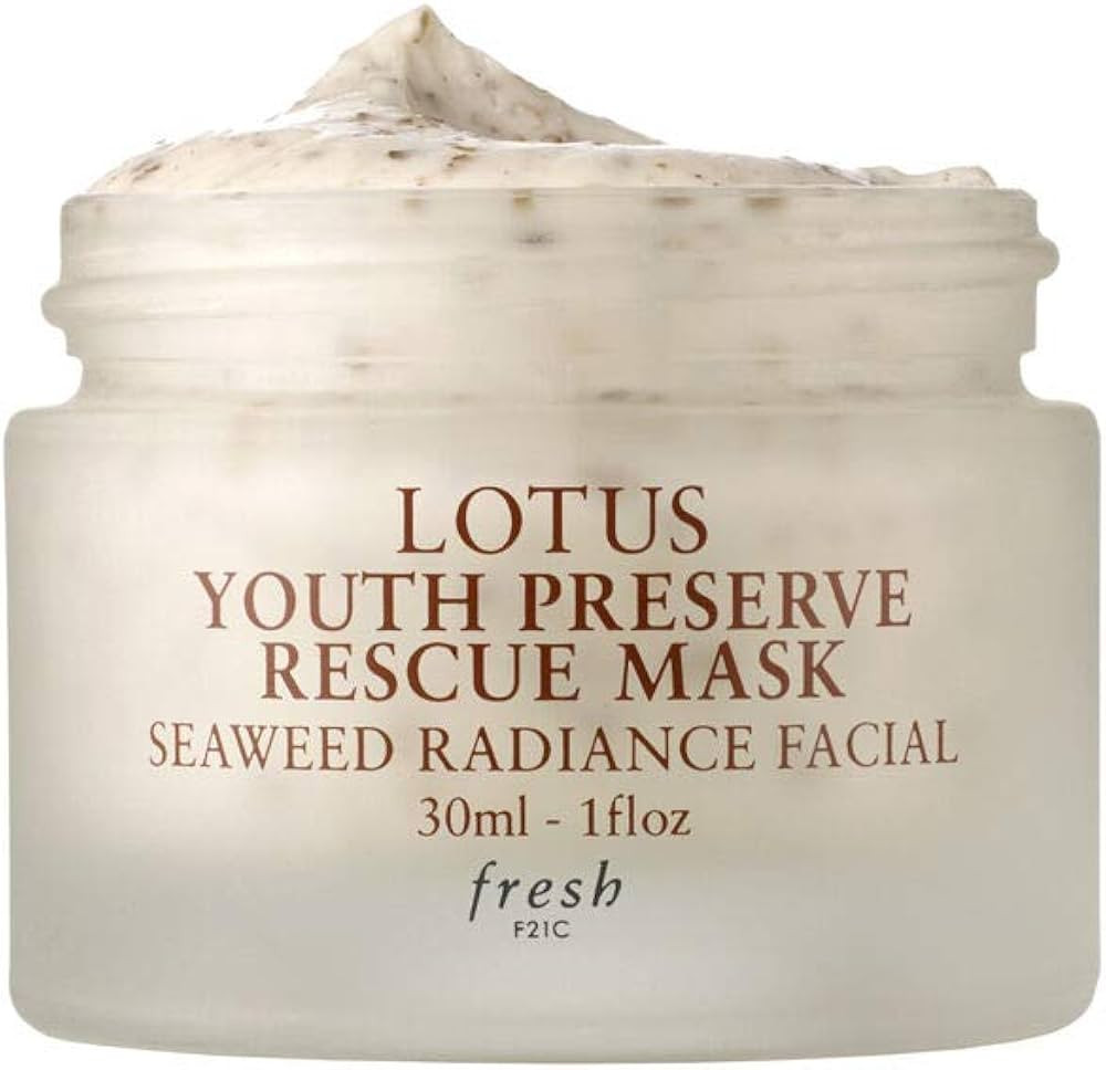 Fresh Lotus Youth Preserve Rescue Mask Seaweed Radiance Facial 1 fl oz / 30 ml | Amazon (US)