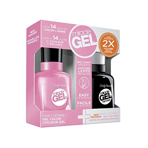 Sally Hansen Miracle Gel Nail Polish, Pink Cadillquer Duo Pack, 1 Ounce | Amazon (US)