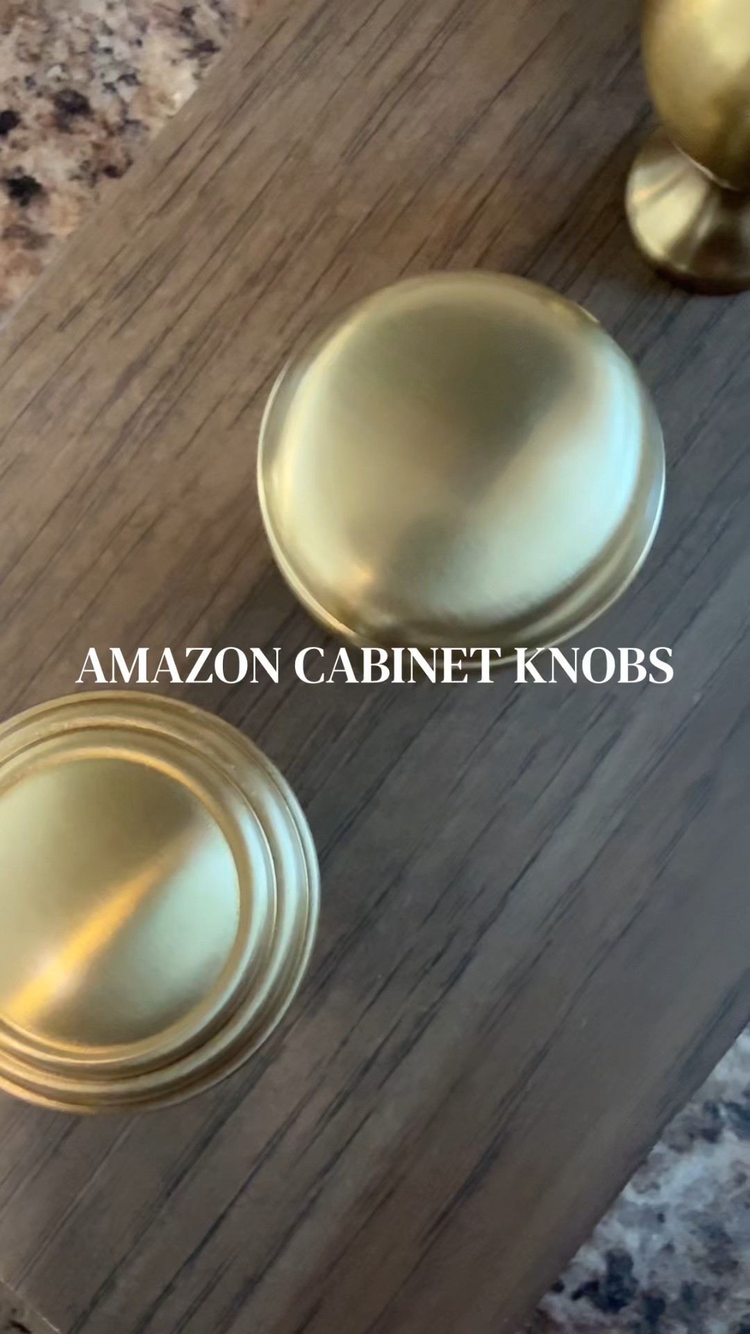 One small detail that makes a huge difference in our kitchen - cabinet hardware. These Amazon cabinet knobs are heavy, timeless and budget friendly. I was hesitant to order from Amazon but I’m super impressed with the quality. They all match beautifully with delta champagne bronze.

#LTKHome
