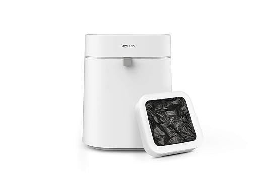 TOWNEW T Air Lite(T02B) Self-Sealing 4.4 Gallon Waste Bin | No Lid Waterproof Motion Sense Activa... | Amazon (US)