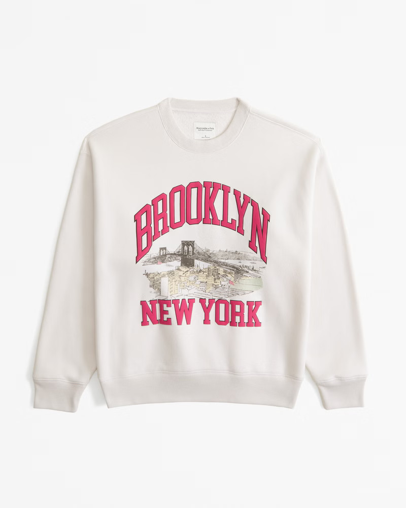 East Coast Destination Vintage Sunday Crew | Abercrombie & Fitch (US)