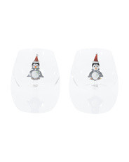 2pk Figural Penguin Stemless Glasses | Marshalls