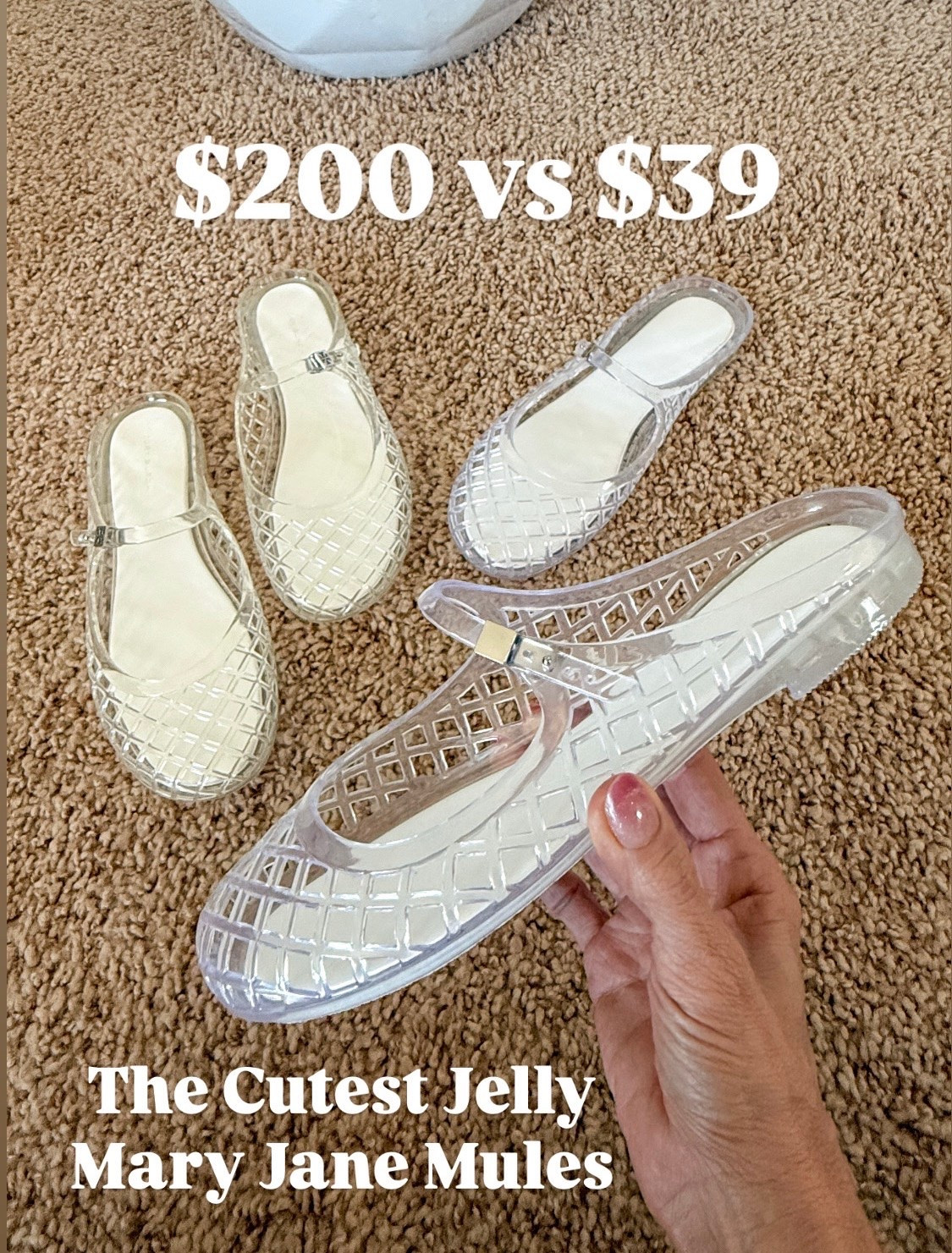 The cutest Mary Jane jelly mules! Both run TTS. Both are gorgeous and we’ll go with every summer outfit!

#LTKOver40 #LTKTravel #LTKSeasonal