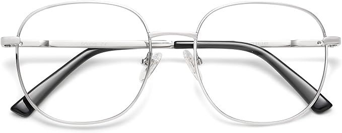 SOJOS Classic Square Blue Light Blocking Glasses for Women Men Stylish Computer Glasses SJ1137 | Amazon (US)