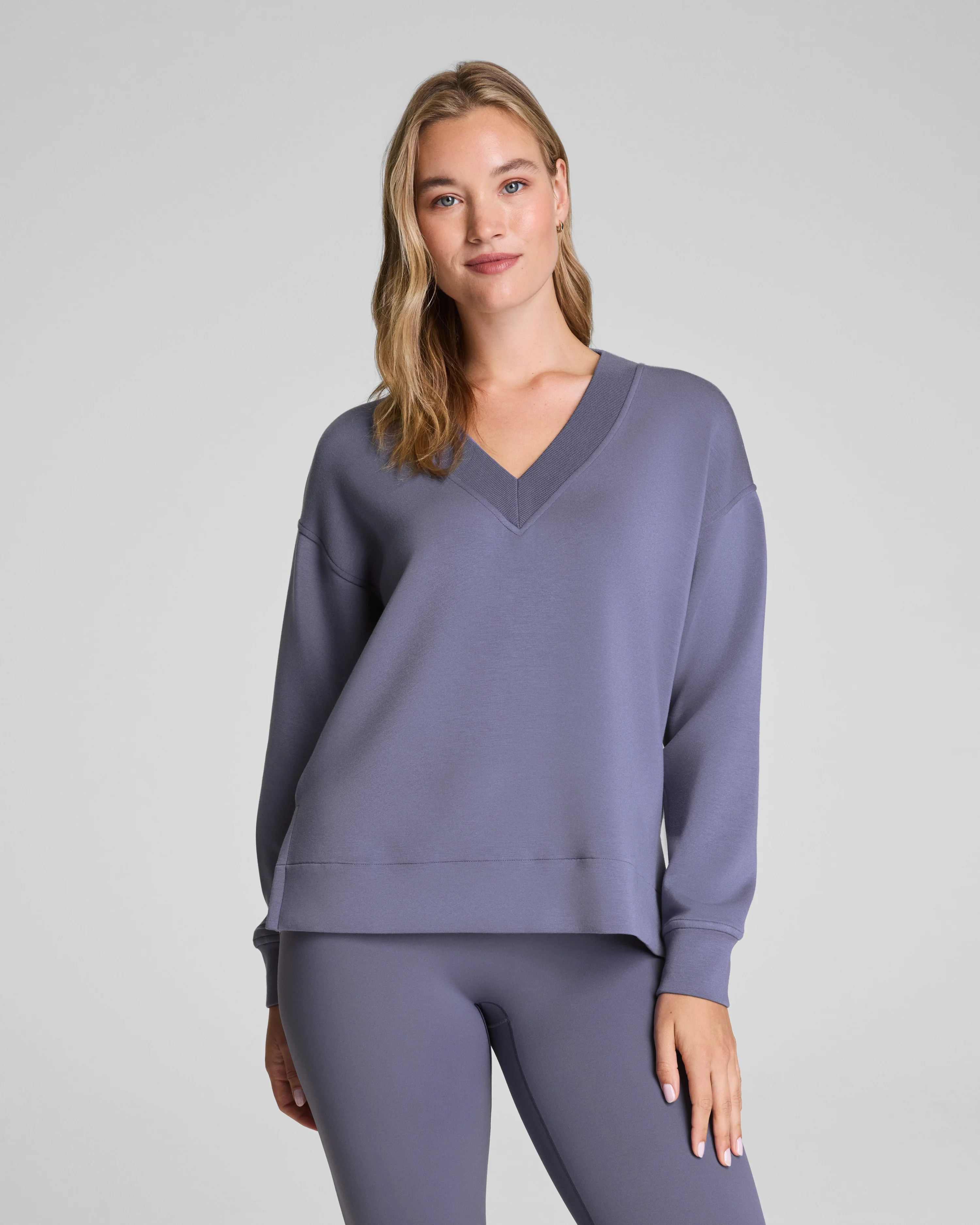 AirEssentials V-Neck Tunic | Brushed Lounge Tunic | SPANX | Spanx
