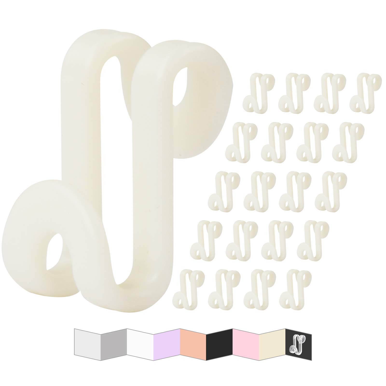 Clothes Hanger Connector Hooks, Outfit Hangers, Hanger Extender Clips, Cascading Hanger Hooks, Ve... | Amazon (US)