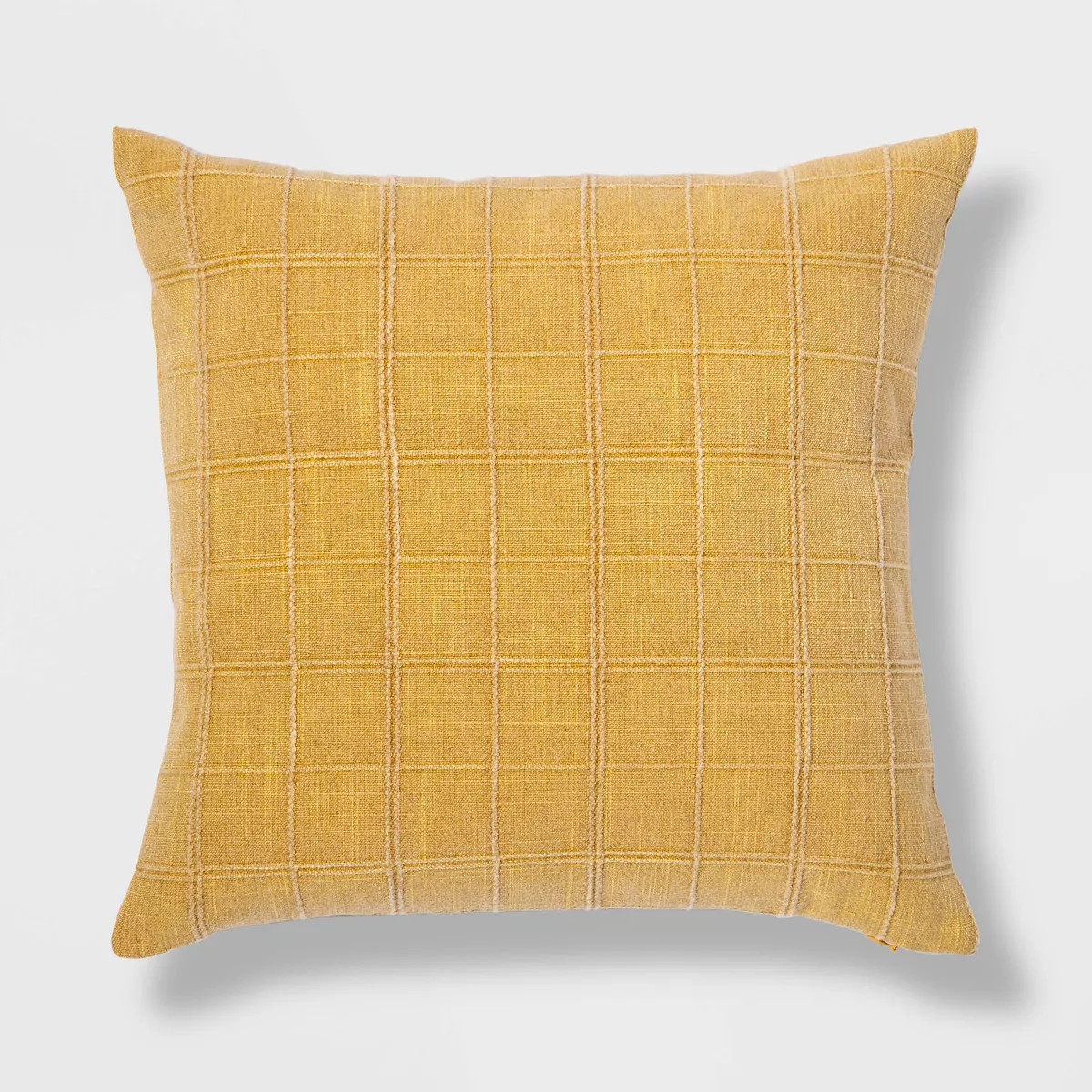 Woven Washed Windowpane Throw Pillow - Threshold™ | Target