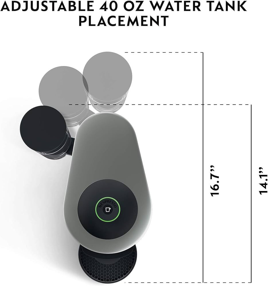 Nespresso Vertuo Plus Coffee and Espresso Maker by De'Longhi, Grey | Amazon (US)