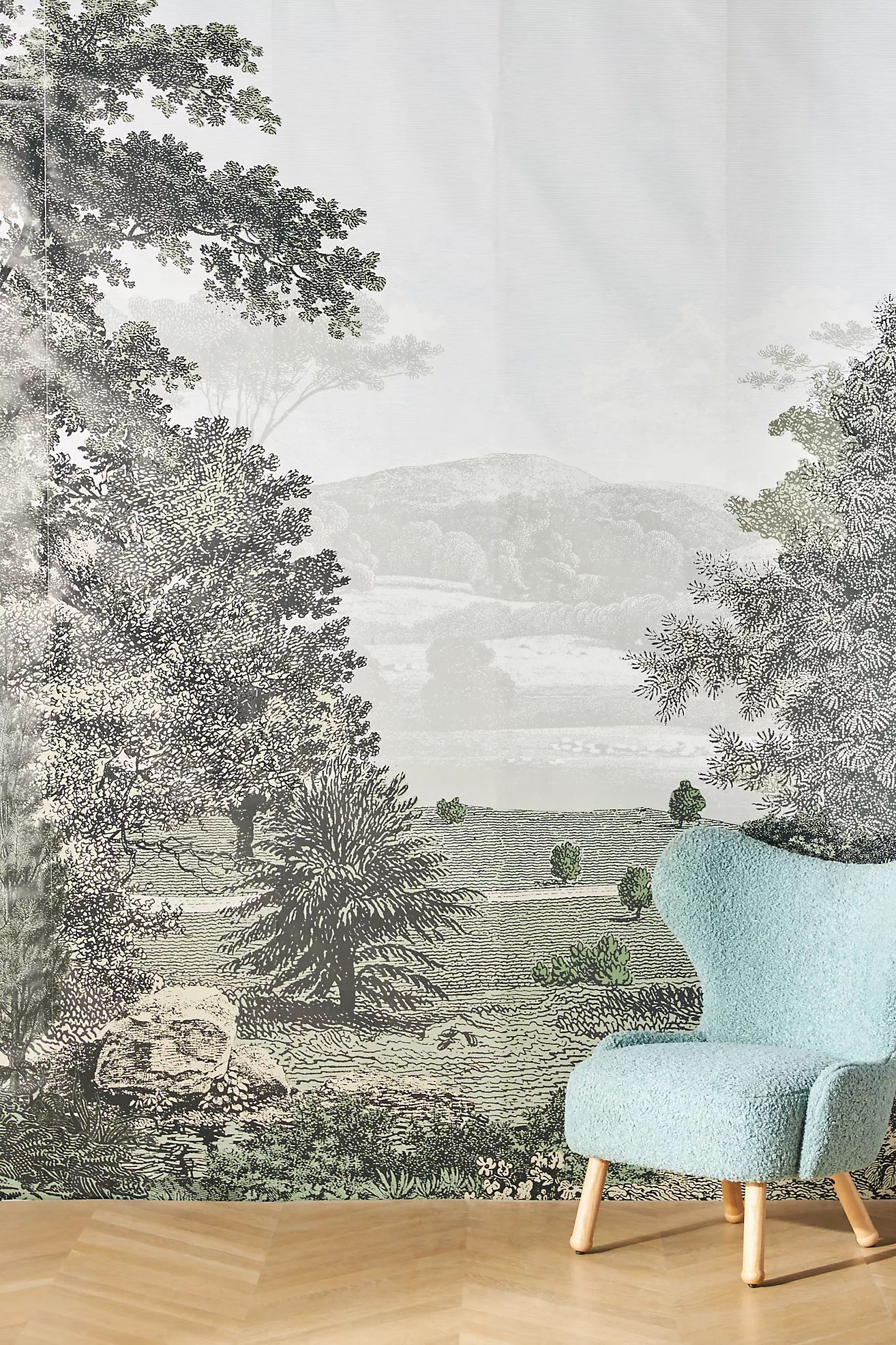 Scenic Pastures Peel-and-Stick Mural | Anthropologie (US)